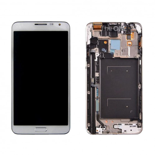 iPartsAcheter pour Samsung Galaxy Note 3 Neo / N7505 Écran LCD Original + Écran Tactile Digitizer Assemblée avec Cadre (Blanc) SI03WL815-34