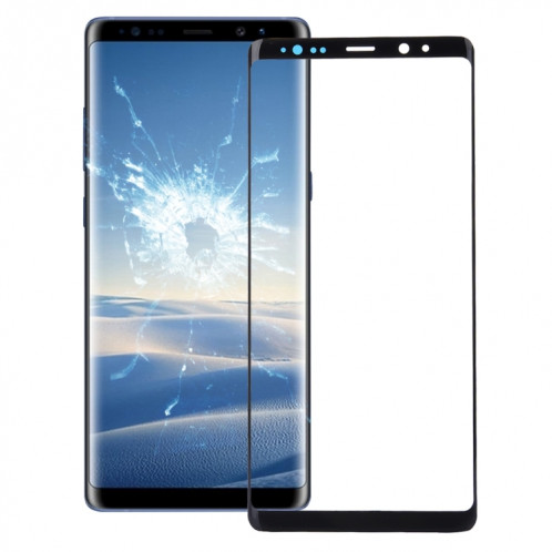 Pour Samsung Galaxy Note 8 Lentille en verre extérieure de l'écran avant avec adhésif optiquement transparent OCA SH77151880-31