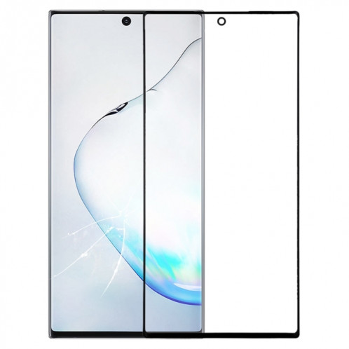 Pour Samsung Galaxy Note10 + Lentille en verre extérieure avec adhésif optiquement transparent OCA SH771836-31