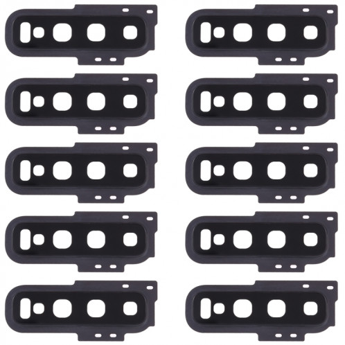 Pour Galaxy S10 10 pièces Couvercle d'objectif d'appareil photo (noir) SH627B1717-34