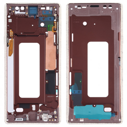 Pour Samsung Galaxy Note9 SM-N960F/DS, SM-N960U, SM-N9600/DS Plaque de cadre intermédiaire avec touches latérales (Or) SH394J596-36