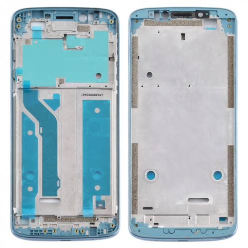 Boîtier avant LCD cadre lunette pour Motorola Moto E5 Plus (bleu) SH093L440-36