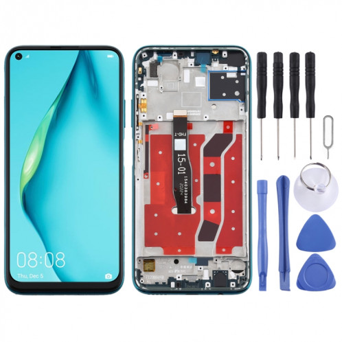 Écran LCD et numériseur complet avec cadre pour Huawei P40 Lite (vert) SH482G1849-36