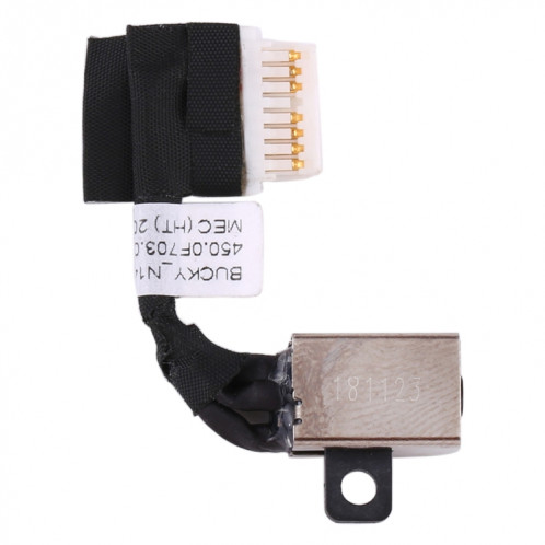 Connecteur de prise d'alimentation avec câble flexible pour Dell Inspiron 5480 5580 SH05231439-33