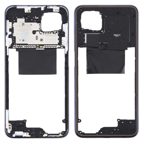 Pour OPPO A92s/Reno4 Z 5G PDKM00 plaque de lunette de cadre moyen (noir) SH755B347-36