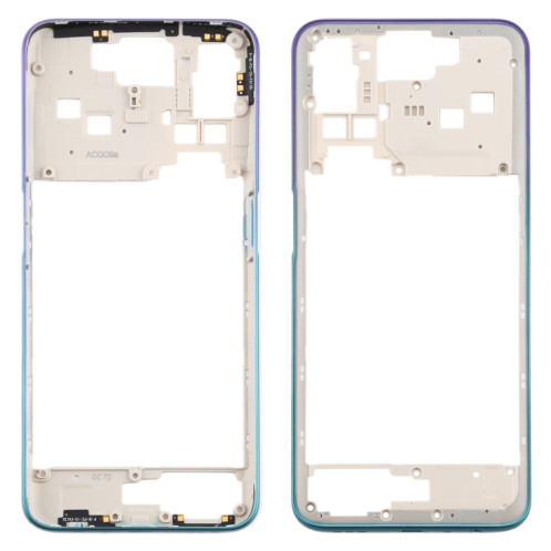 Pour OPPO A52 CPH2061 / CPH2069 (Global) / PADM00 / PDAM10 (Chine) Plaque de cadre intermédiaire (noir) SH761B1471-36