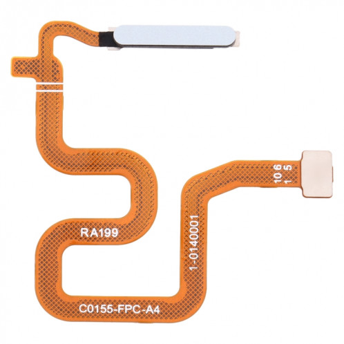 Pour câble flexible du capteur d'empreintes digitales OPPO Realme 6 (blanc) SH928W1666-34