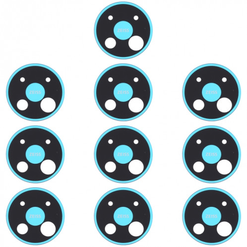 Couvercle d'objectif de caméra 10 PCS pour Nokia C5 Endi (Bleu) SH985L47-34
