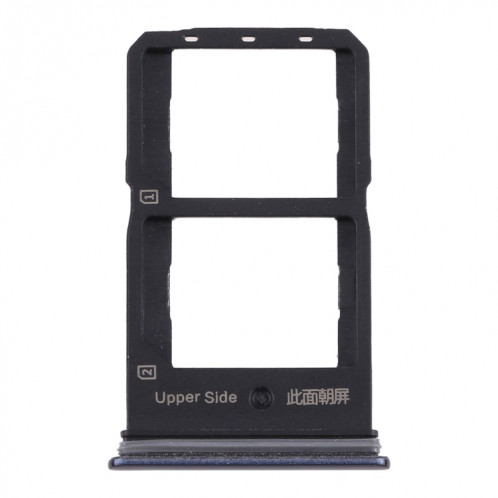 Pour Vivo Y70s V2002A Plateau de carte SIM + Plateau de carte SIM (Noir) SH009B373-34