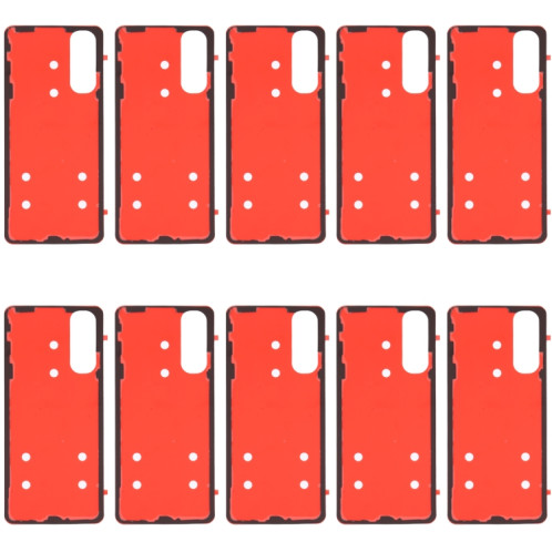 Pour OPPO Reno3 Pro PCRM00 PCRT00 CPH2009 CPH2035 CPH2037 CPH2036 10 pièces adhésif de couverture de boîtier arrière SH12171780-35