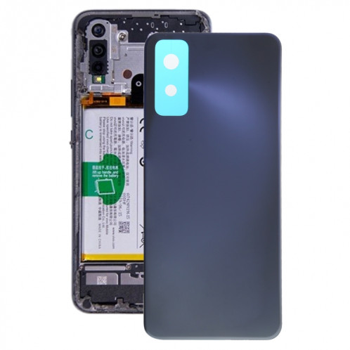 Pour Vivo Y30 / V2034A Couvercle arrière de la batterie (Noir) SH99BL381-36