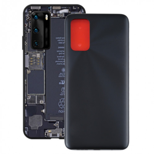 Couvercle arrière de la batterie d'origine pour Xiaomi Redmi Note 9 4G / Redmi 9 Power / Redmi 9T (Noir) SH75BL668-36