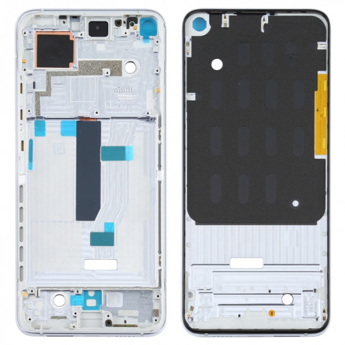 Boîtier avant plaque de lunette de cadre LCD pour Xiaomi Mi 10T Pro 5G / Mi 10T 5G / Redmi K30S M2007J3SC M2007J3SY (argent) SH385S1631-36