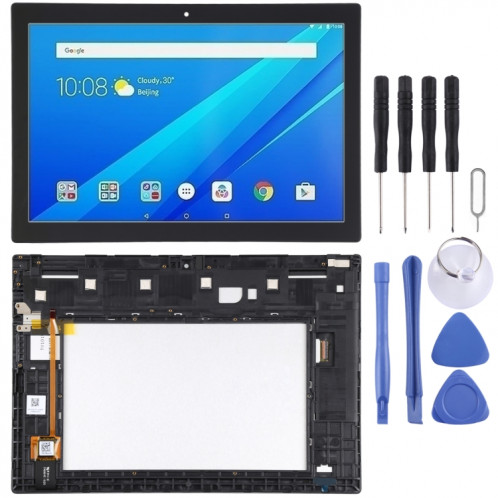 Écran LCD OEM pour Lenovo TAB4/TB-X304F/TB-X304L/TB-X304N/TB-X304X/TB-X304 Ensemble complet de numériseur avec cadre (Noir) SH464B418-35