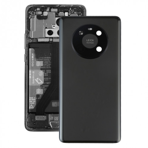 Couvercle arrière de la batterie d'origine avec couvercle de la lentille de caméra pour Huawei Mate 40 SH14BL439-36