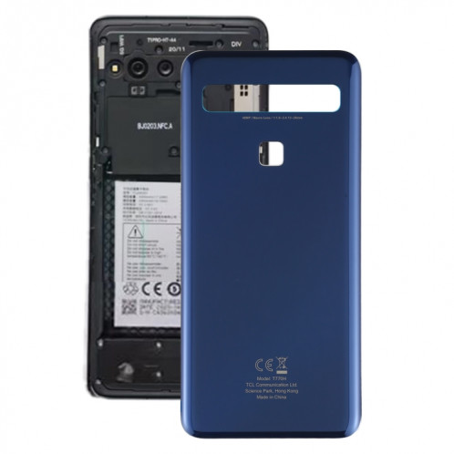 Couvercle arrière de la batterie d'origine pour TCL 10L (10 Lite) T770H (bleu) SH26LL371-36