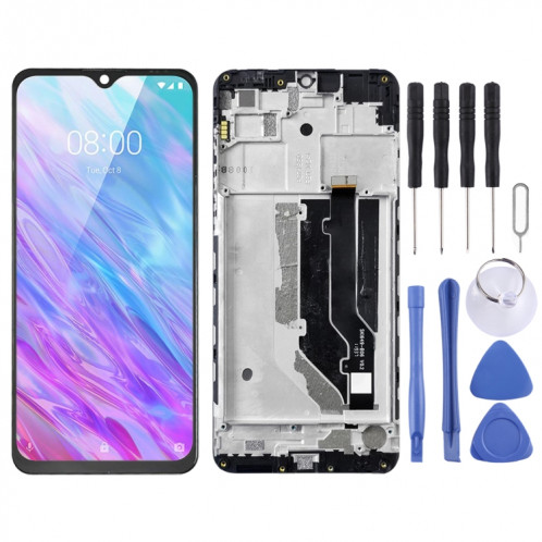 Écran LCD OEM pour ZTE 20 Smart V2050 Assemblage complet du numériseur avec cadre (noir) SH735B900-34