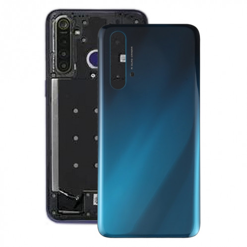 Pour le couvercle arrière de la batterie OPPO Realme X50 5G (bleu) SH13LL1541-36