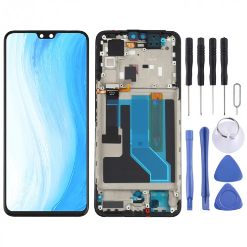 Écran LCD d'origine AMOLED et ensemble complet de numériseur avec cadre pour Vivo S7 V2020A SH1868294-36