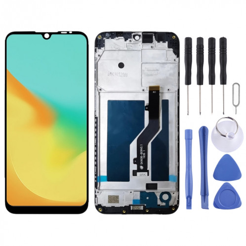 Écran LCD OEM pour ZTE Blade A7 2019 2019RU Assemblage complet du numériseur avec cadre (noir) SH975B1110-36