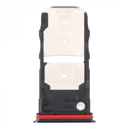 Plateau de carte SIM + plateau de cartes Micro SD pour Motorola Moto Edge + (Noir) SH021B434-34