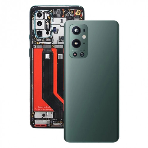 Pour le couvercle arrière de la batterie OnePlus 9 Pro avec objectif d'appareil photo (vert) SH116G603-35