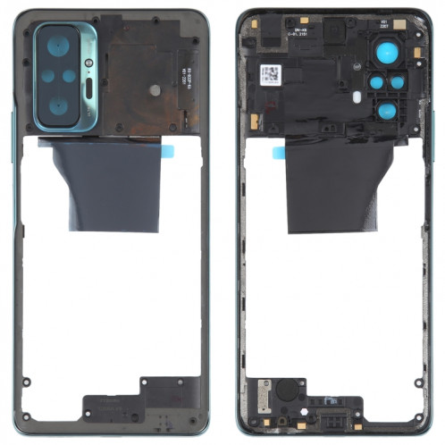 Plaque de cadre intermédiaire d'origine pour Xiaomi Redmi Note 10 Pro Max / Redmi Note 10 Pro / Redmi Note 10 Pro (Inde) M2101K6P M2101K6G M2101K6I (Vert) SH194G941-36