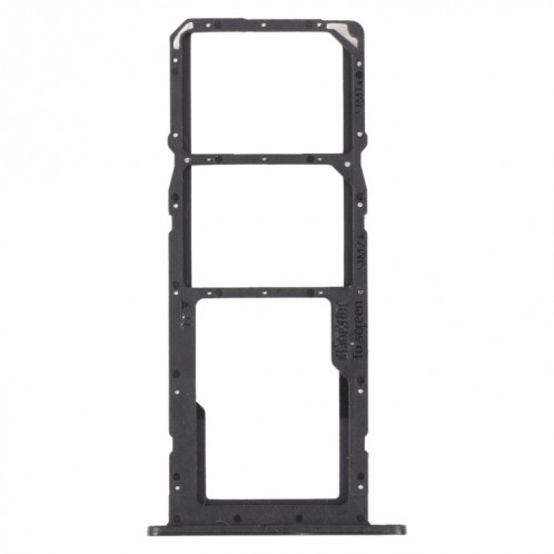 Plateau de carte SIM + plateau de carte SIM + plateau de carte micro SD pour Huawei P Smart 2021 (Noir) SH218B1621-34
