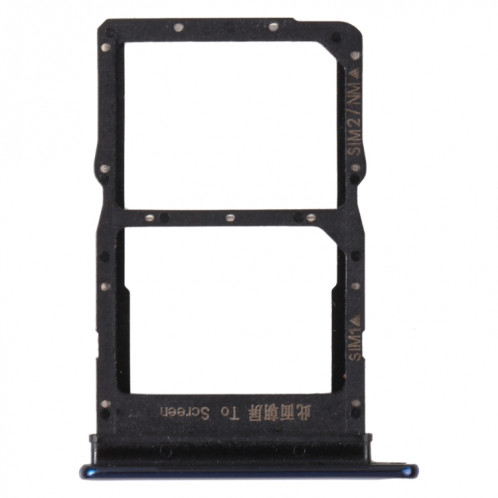Plateau de carte SIM + plateau de carte SIM / plateau de carte NMicro pour l'honneur x10 max 5g (bleu) SH221L602-34
