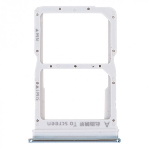 Plateau de carte SIM + Bac de carte NM pour Huawei P Smart S (Argent) SH224S388-34