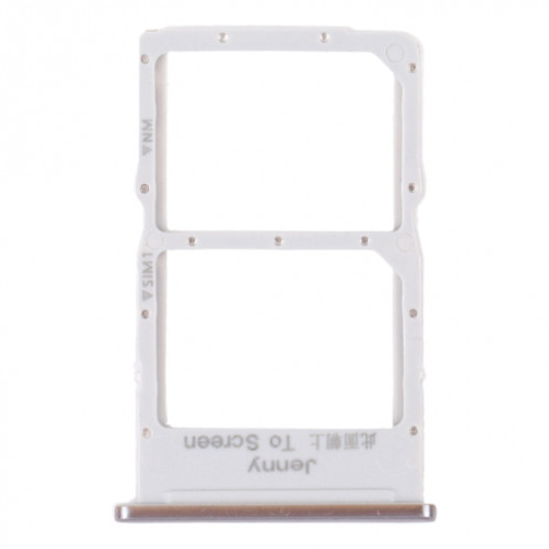 Plateau de carte SIM + Bac de carte NM pour Huawei Nova 7i (Argent) SH235S972-34