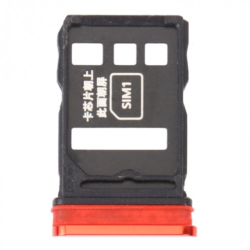 Plateau de carte SIM + plateau de carte SIM pour Huawei Nova 6 (rouge) SH238R1967-34