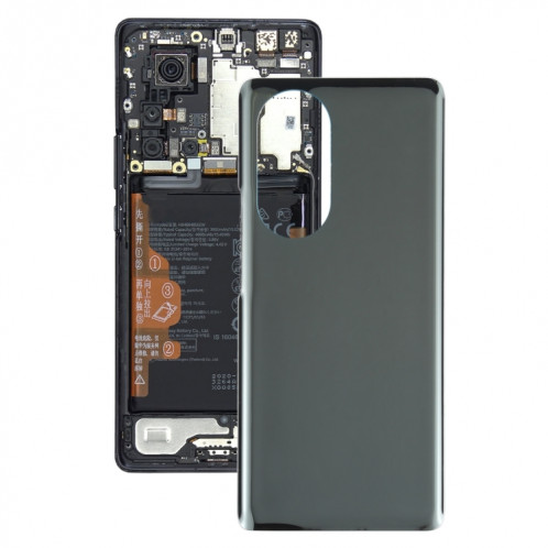Couverture arrière de la batterie pour Huawei Nova 8 Pro (Noir) SH96BL363-37
