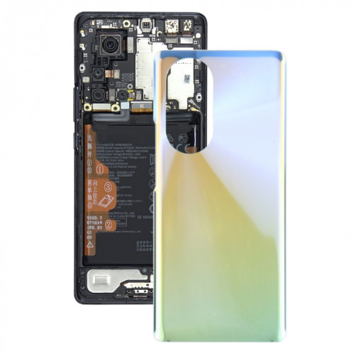 Couverture arrière de la batterie pour Huawei Nova 8 Pro (violet) SH96PL830-37