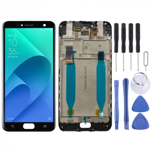 Écran LCD et numériseur assemblage complet avec cadre pour Asus zenfone 4 selfie zd553kl x00ld (noir) SH348B215-35