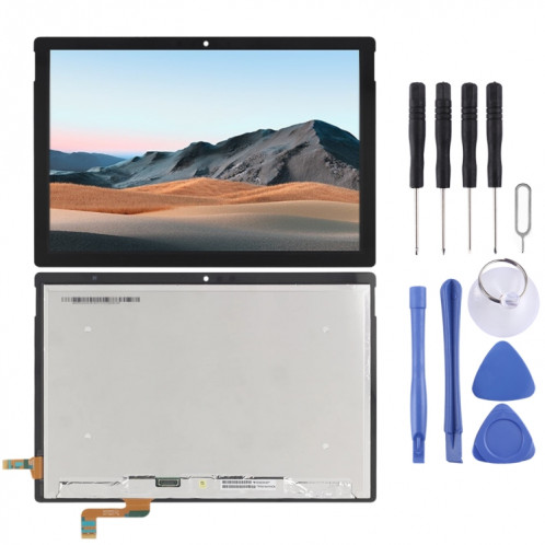 Écran LCD d'origine 3240x2160 pour Microsoft Surface Book 3 15 pouces LP150QD1-SPA1 avec numériseur complet (noir) SH531B1686-36