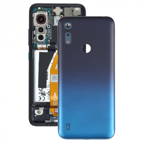 Couverture arrière de la batterie pour Motorola Moto E6i XT2053-5 (bleu) SH775L518-37