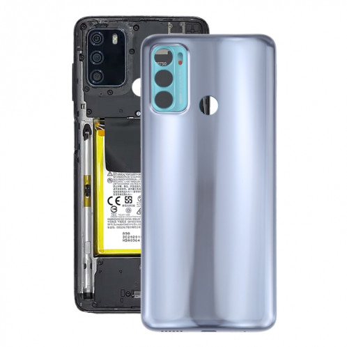 Couverture arrière de la batterie pour Motorola Moto G60 / Moto G40 Fusion PANB0001IN PANB0013IN PANB0015IN PANV0001IN PANV0005IN PANV0005IN (gris) SH779H1888-37