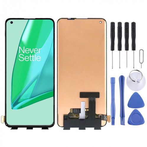 Pour OnePlus 9 Pro LE2121 LE2125 2123 2120 avec écran LCD d'origine à assemblage complet de numériseur (noir) SH788B137-37