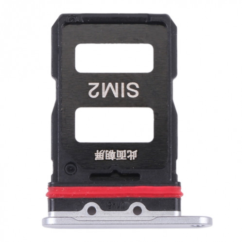 Plateau de carte SIM + plateau de carte SIM pour Xiaomi Redmi K40 Gaming M2012K10C M2104K10AC (Argent) SH879S1648-34