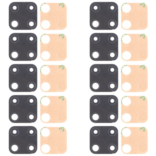 Pour OPPO Realme C25 RMX3193, RMX3191 Objectif de caméra arrière 10 pièces SH29531293-34