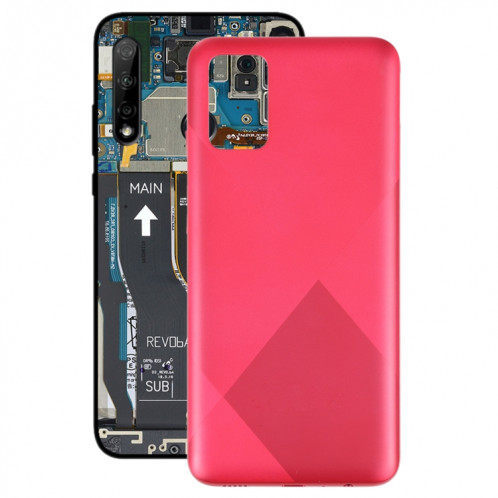 Pour le couvercle arrière de la batterie Samsung Galaxy A02s (rouge) SH06RL67-36