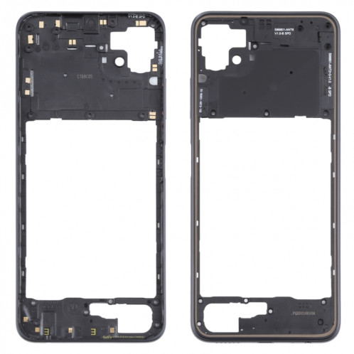 Pour Samsung Galaxy A22 5G Middle Frame Bezel Plate (Noir) SH009B670-36