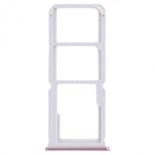 Pour OPPO A55 PEMM00, PEMM20, PEMT00, PEMT20 Plateau de carte SIM + Plateau de carte SIM + Plateau de carte Micro SD (Or) SH053J1401-34