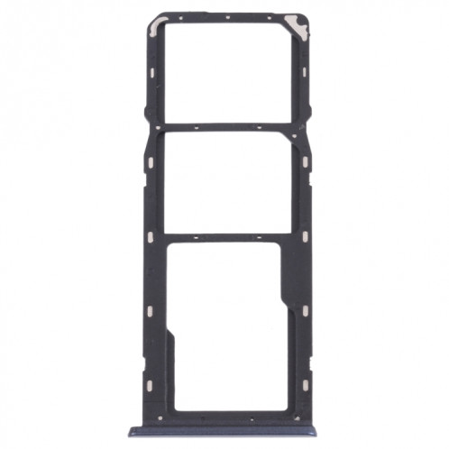 Pour OPPO A15 CPH2185 Plateau de carte SIM + Plateau de carte SIM + Plateau de carte Micro SD (Noir) SH056B177-34