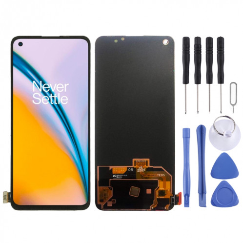 Pour OnePlus Nord 2 5G 2021 avec écran LCD d'origine à assemblage complet de numériseur (noir) SH080B1377-37