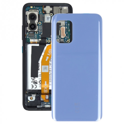 Coque arrière de batterie en verre avec adhésif pour Asus Zenfone 8 ZS590KS (Bleu) SH58LL835-36