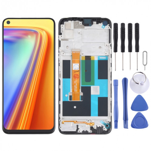 Écran LCD et numériseur complet avec cadre pour OPPO Realme Narzo 20 Pro / Realme 7 (Global) 4G RMX2155 SH32381710-36