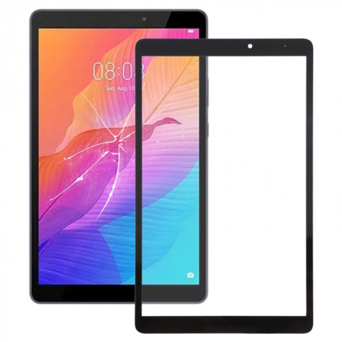 Lentille en verre extérieur à l'écran avant pour Huawei Matepad T 8 KOB2-L09, KOB2-W09 (Noir) SH471B1353-36