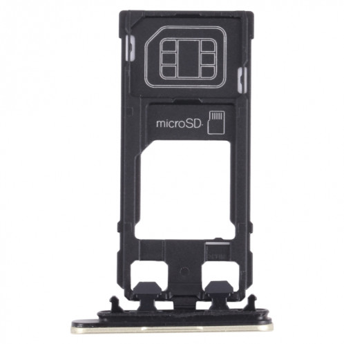 Plateau de carte SIM + plateau de carte Micro SD pour Sony Xperia X Performance (Gold) SH480J1403-34